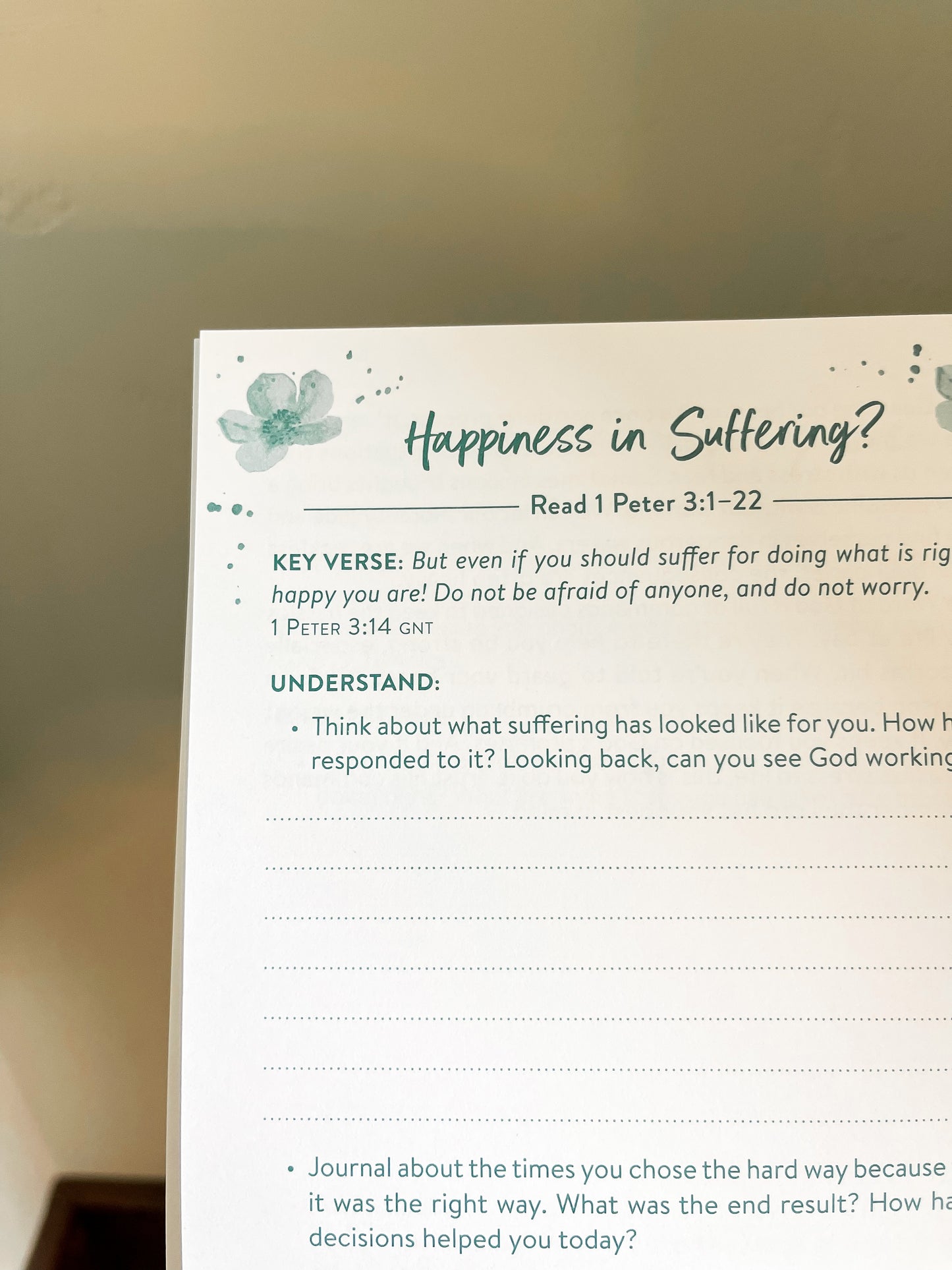 5 Minute Bible Study Journal